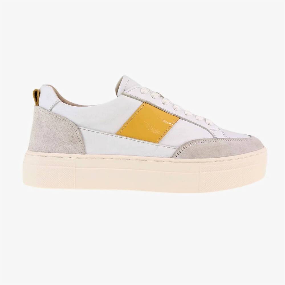 NEW ATELIERS women's vizi sneaker in yellow